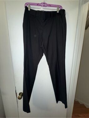 Men's Classic Black Dress Pants - Tailored Fit